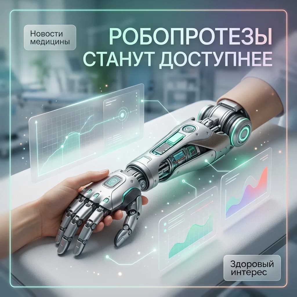 Робопротезы станут доступнее
