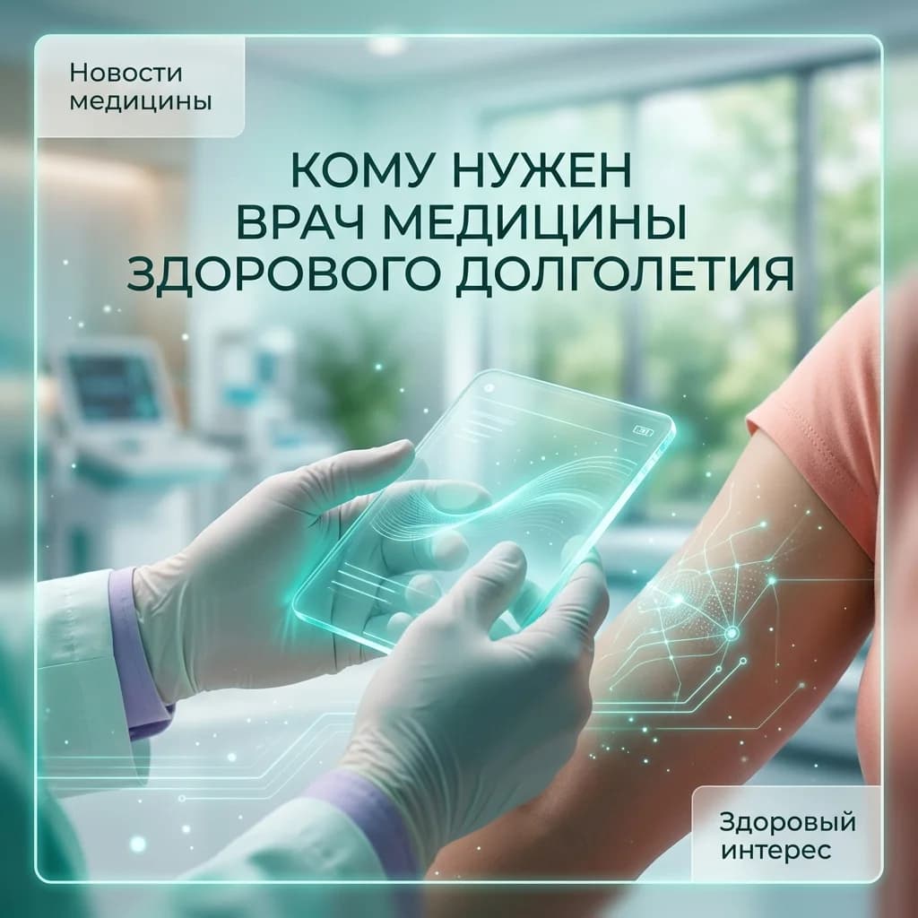 Кому нужен врач медицины здорового долголетия
